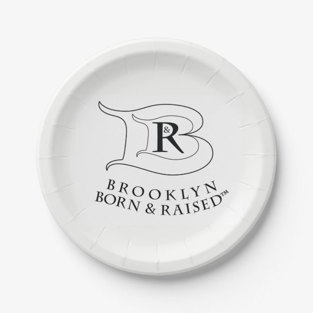 BROOKLYN BORN & RAISED LOGO PLATES (Front)