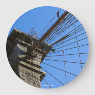 Brooklyn Bridge 01 Large Clock
