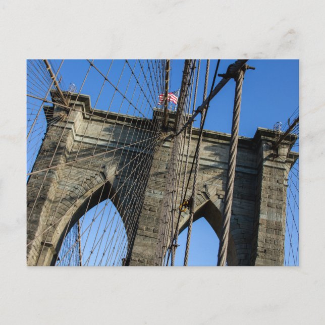 Brooklyn Bridge 02 Postcard (Front)