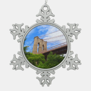 Brooklyn Bridge #1 Snowflake Ornament