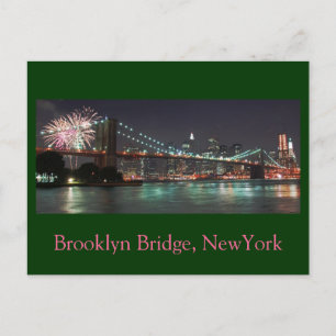 Brooklyn Bridge 2009, Brooklyn Bridge, NewYork Postcard
