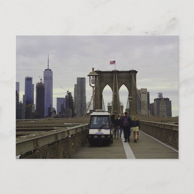 Brooklyn Bridge #4 Postcard (Front)