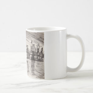 Brooklyn Bridge and a Grey Sky Coffee Mug