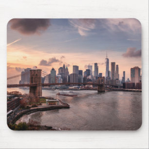 Brooklyn Bridge and Lower Manhattan Mouse Mat