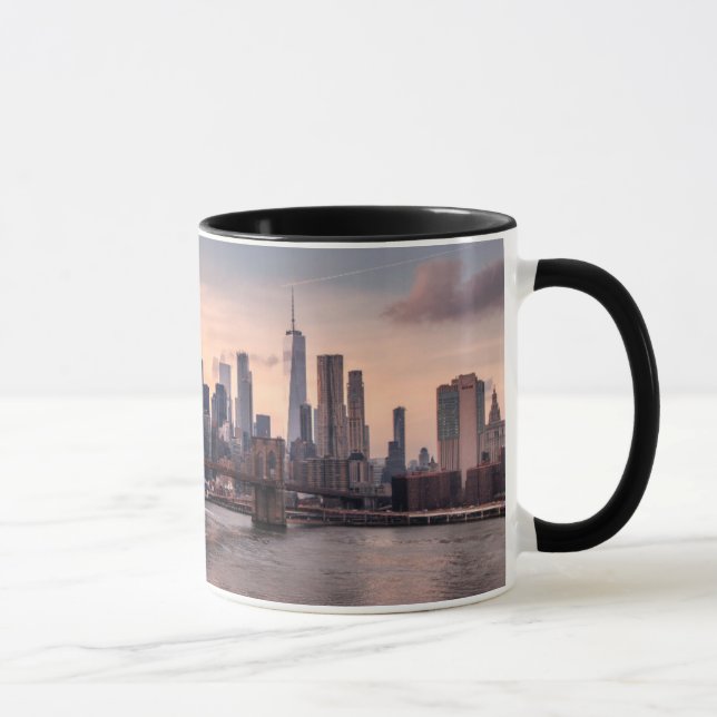 Brooklyn Bridge and Lower Manhattan Mug (Right)