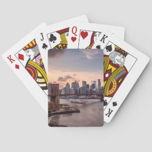 Brooklyn Bridge and Lower Manhattan Playing Cards