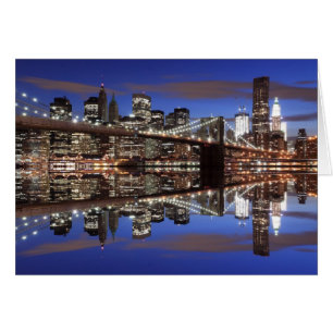 Brooklyn Bridge and Manhattan Skyline