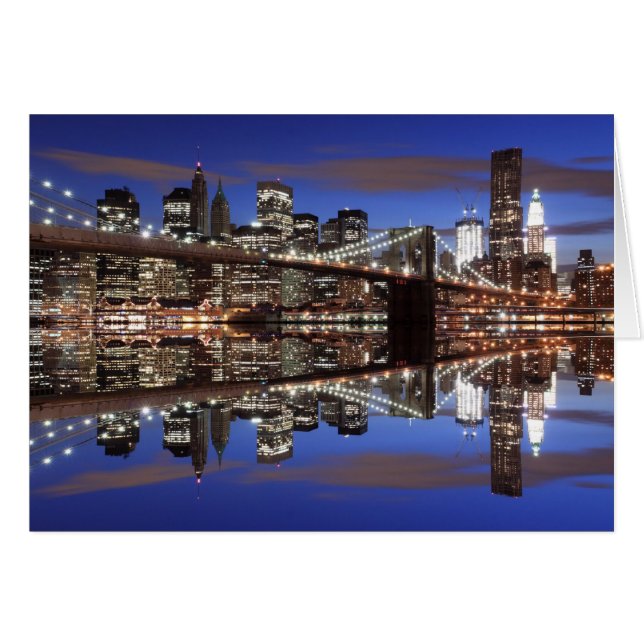 Brooklyn Bridge and Manhattan Skyline (Front Horizontal)