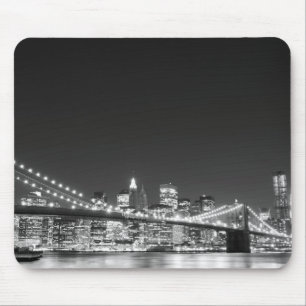 Brooklyn Bridge and Manhattan Skyline Mouse Mat