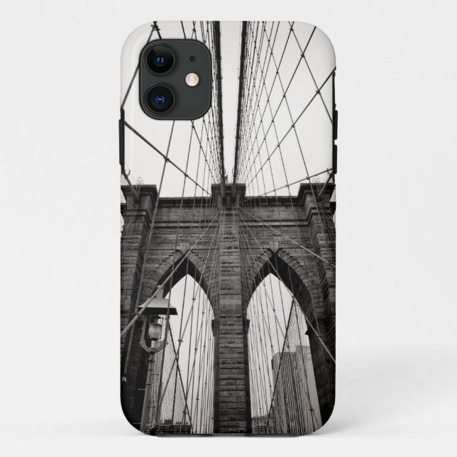 Brooklyn Bridge B&W Case-Mate iPhone Case (Back)