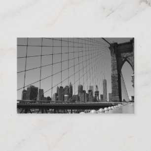 Brooklyn bridge business card
