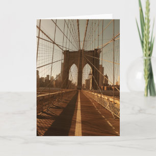 Brooklyn Bridge. Card