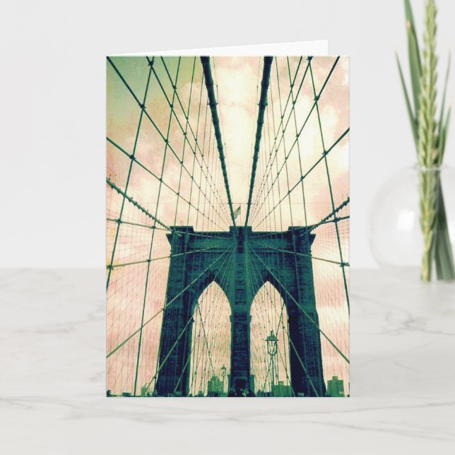 brooklyn bridge card (Front)