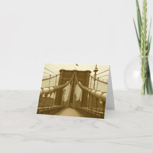 Brooklyn Bridge Card (Front)