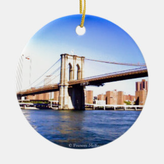 Brooklyn Bridge Ceramic Tree Decoration