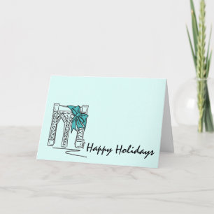 Brooklyn Bridge Christmas Hanukkah NYC Holiday Card