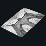 Brooklyn Bridge Closeup iPad Smart Cover<br><div class="desc">Cool black and white Brooklyn bridge closeup architectural detail,  black and white photo</div>