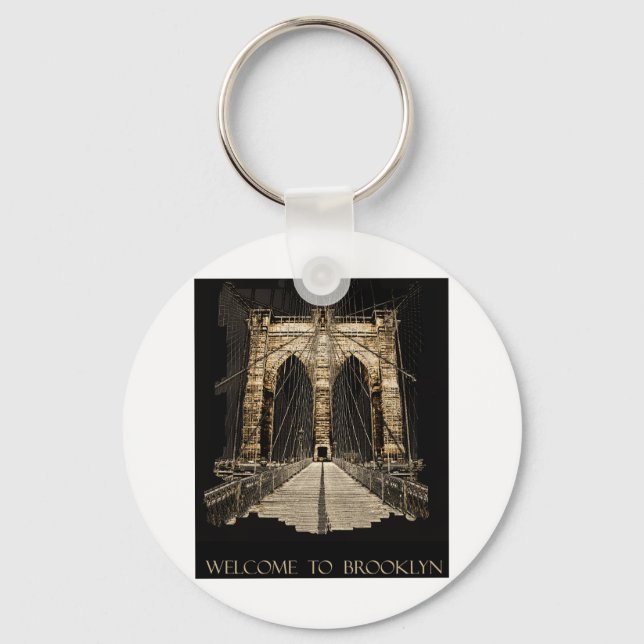 brooklyn bridge copy key ring (Front)