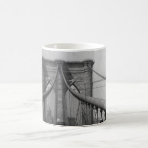 Brooklyn Bridge Crossing Coffee Mug