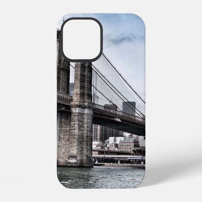 BROOKLYN BRIDGE DURING DAYTIME iPhone CASE (Back)