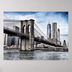 BROOKLYN BRIDGE DURING DAYTIME POSTER