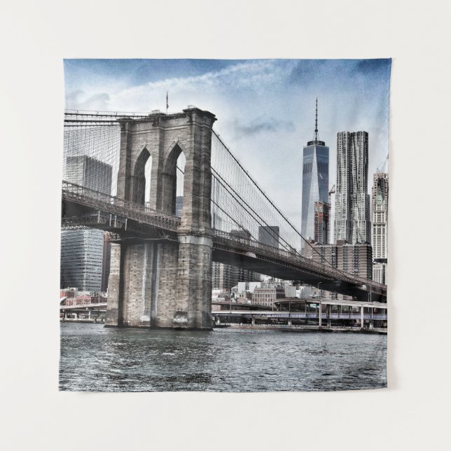 BROOKLYN BRIDGE DURING DAYTIME TAPESTRY (Front)