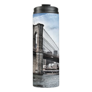 BROOKLYN BRIDGE DURING DAYTIME THERMAL TUMBLER