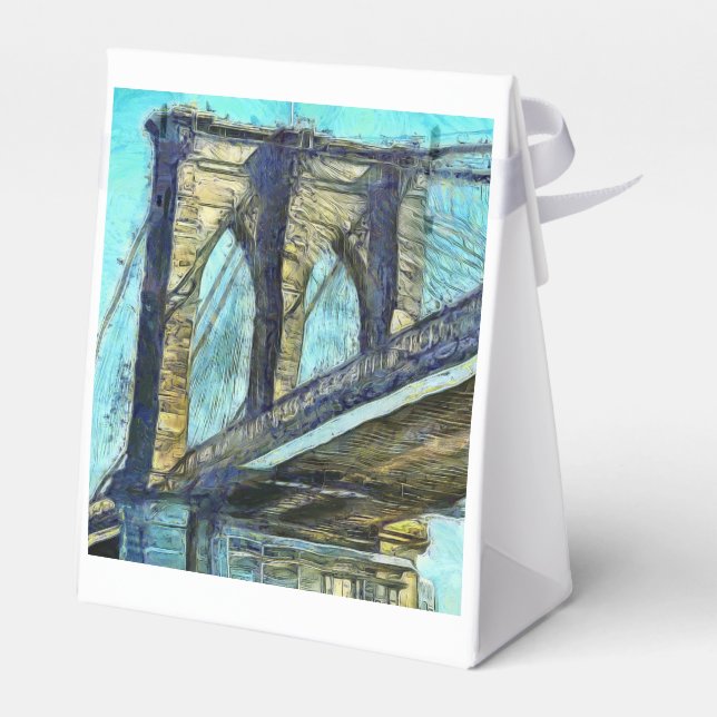 Brooklyn Bridge Favour Box (Back Side)