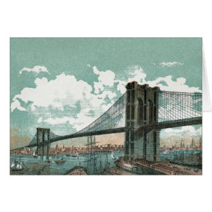 Brooklyn Bridge Greeting Card