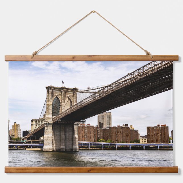 Brooklyn Bridge Hanging Tapestry (Front)