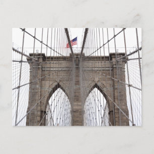 Brooklyn Bridge in New York City Postcard