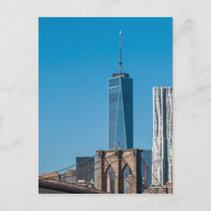 Brooklyn Bridge in New York City Postcard