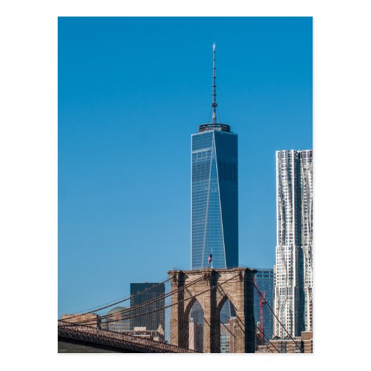 Brooklyn Bridge in New York City Postcard