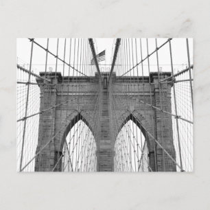 Brooklyn Bridge in New York City Postcard