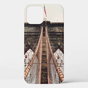 Brooklyn Bridge in New Yorkabstract, america, amer iPhone 12 Case