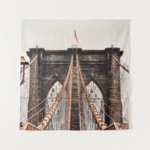 Brooklyn Bridge in New Yorkabstract, america, amer Tapestry