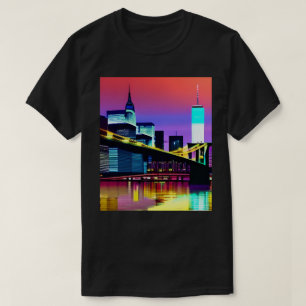 Brooklyn Bridge in the Evening / at Night  T-Shirt