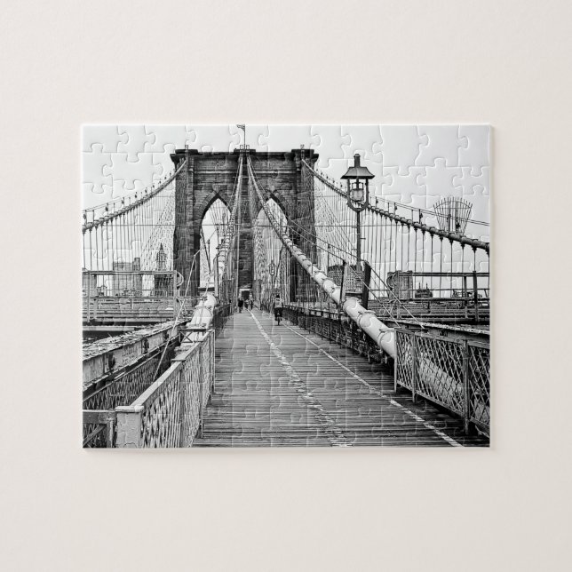 Brooklyn Bridge in the Summer Jigsaw Puzzle (Horizontal)