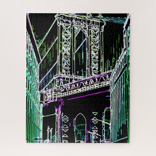 Brooklyn bridge jigsaw puzzle (Vertical)