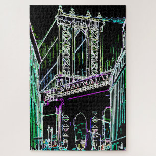 Brooklyn bridge jigsaw puzzle