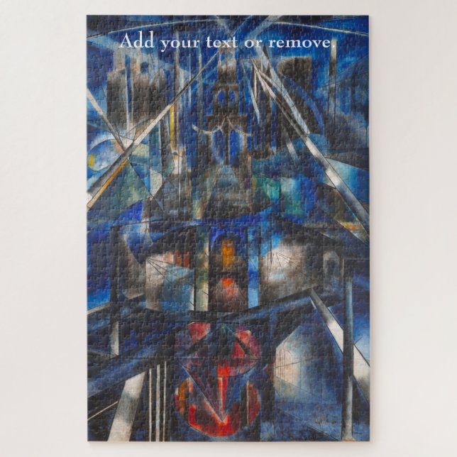"Brooklyn Bridge" Joseph Stella, 1920. Jigsaw Puzzle (Vertical)