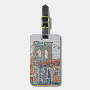 Brooklyn Bridge. Luggage Tag