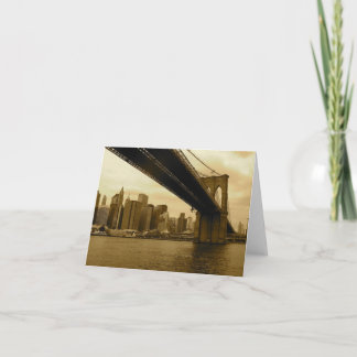Brooklyn Bridge/Manhattan Card