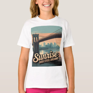 Brooklyn Bridge Morning Walk T-Shirt