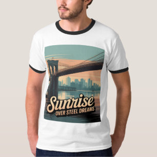 Brooklyn Bridge Morning Walk T-Shirt