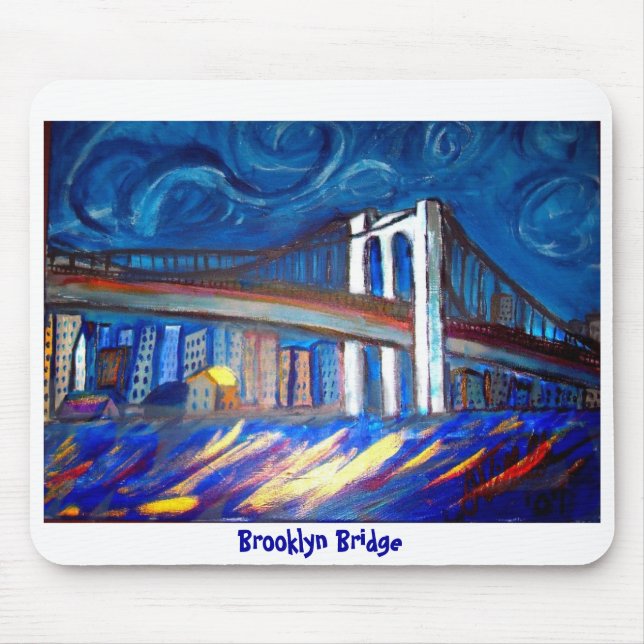 Brooklyn Bridge Mouse Mat (Front)