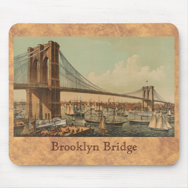 Brooklyn Bridge Mouse Mat (Front)