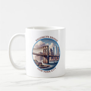 Brooklyn Bridge New York City Coffee Mug