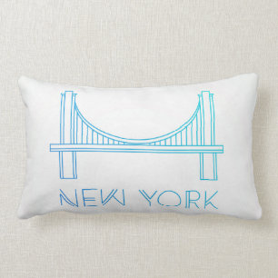 Brooklyn Bridge   New York City Lumbar Cushion