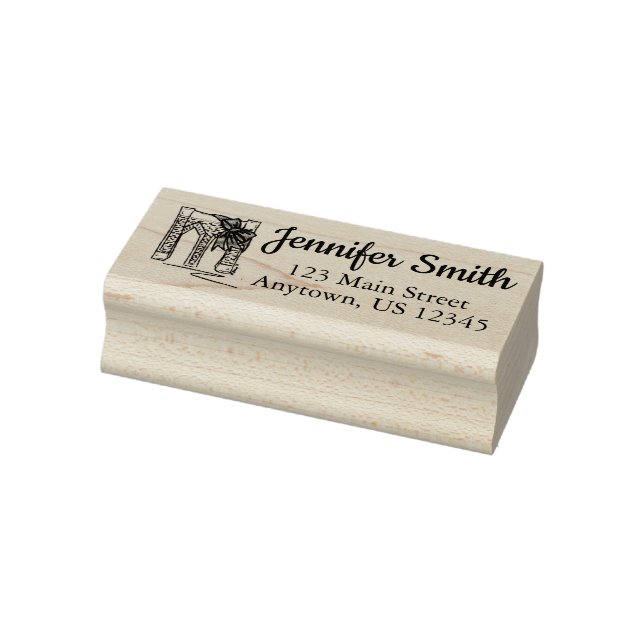 Brooklyn Bridge New York City NYC Personalised Rubber Stamp (Stamp)